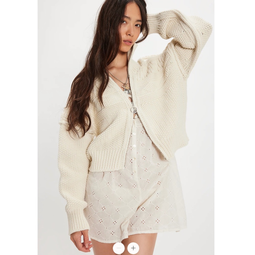NWT Free People We The Free Lil Lad Cardi - Picture 3 of 8
